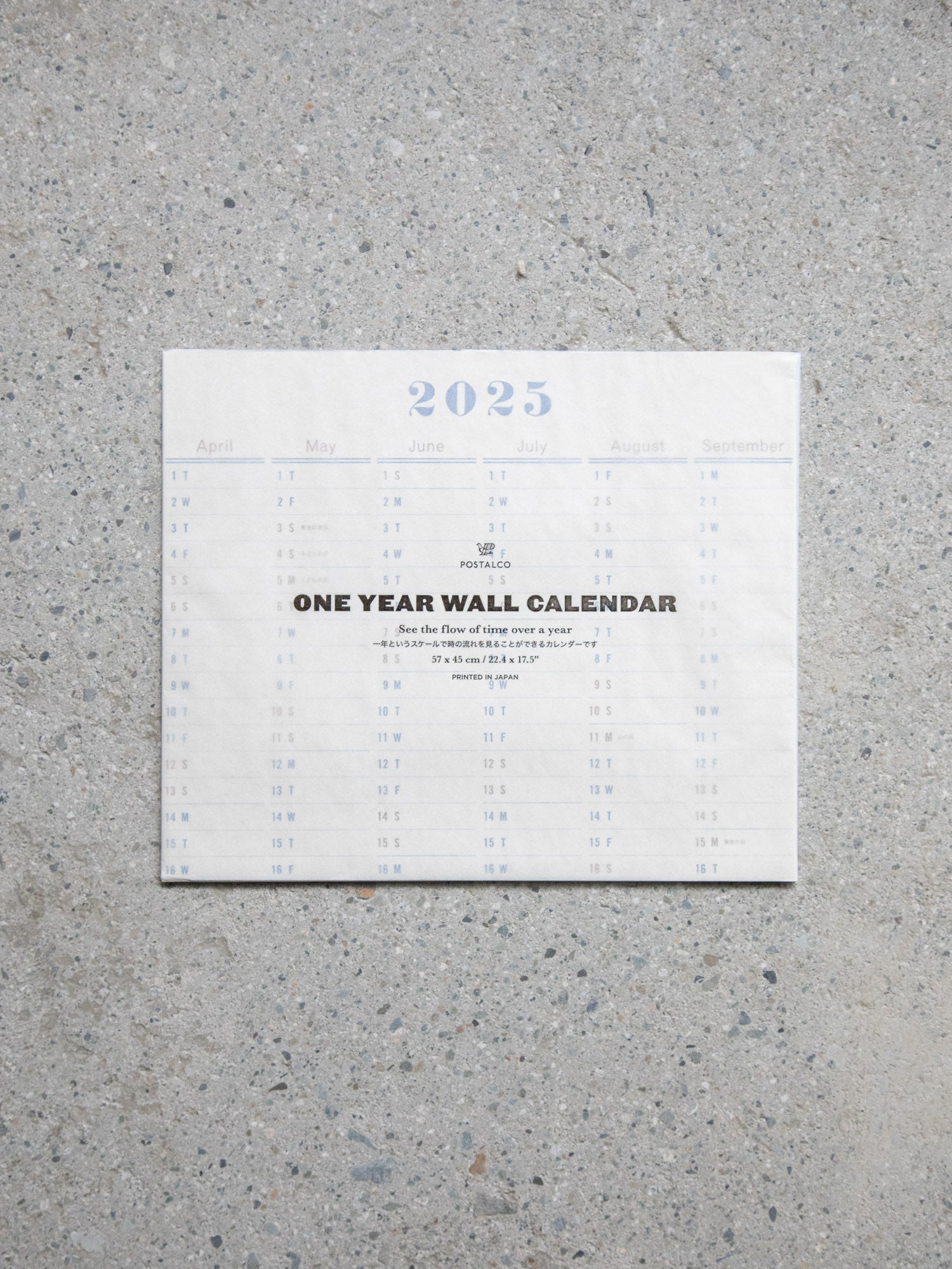 2025 One Year Wall Calendar