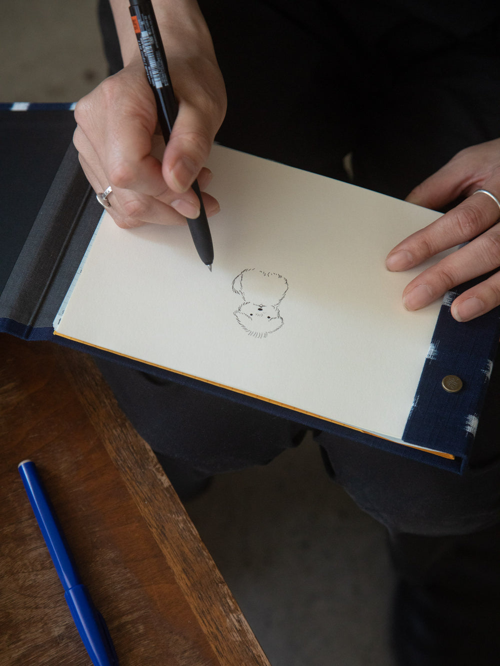 Snap Pad A5 Kurume Kasuri