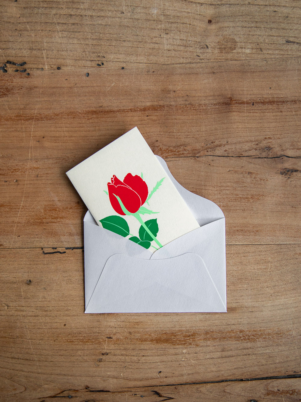 Silk Screen Mini Greeting Card