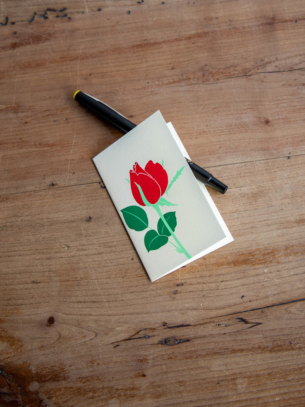 Silk Screen Mini Greeting Card
