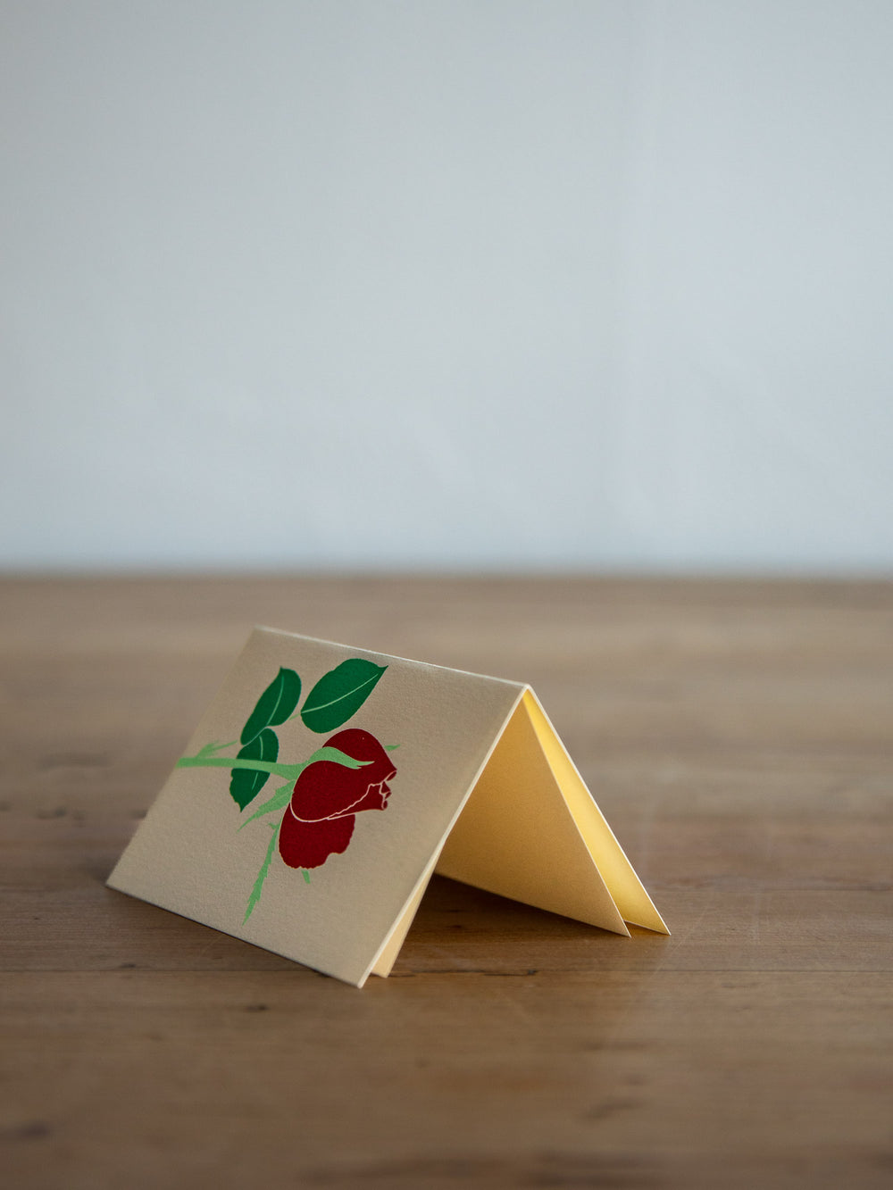 Silk Screen Mini Greeting Card