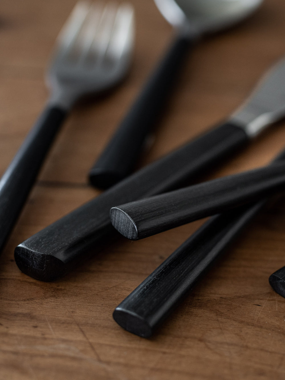 Sori Yanagi Black Birch Cutlery