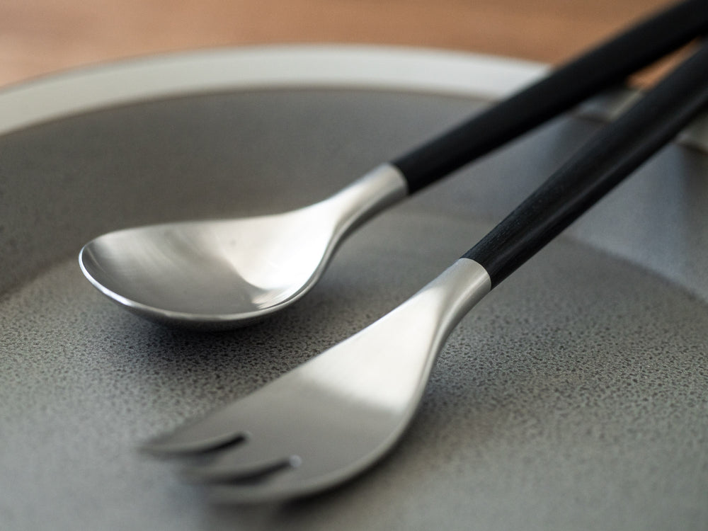 Sori Yanagi Black Birch Cutlery