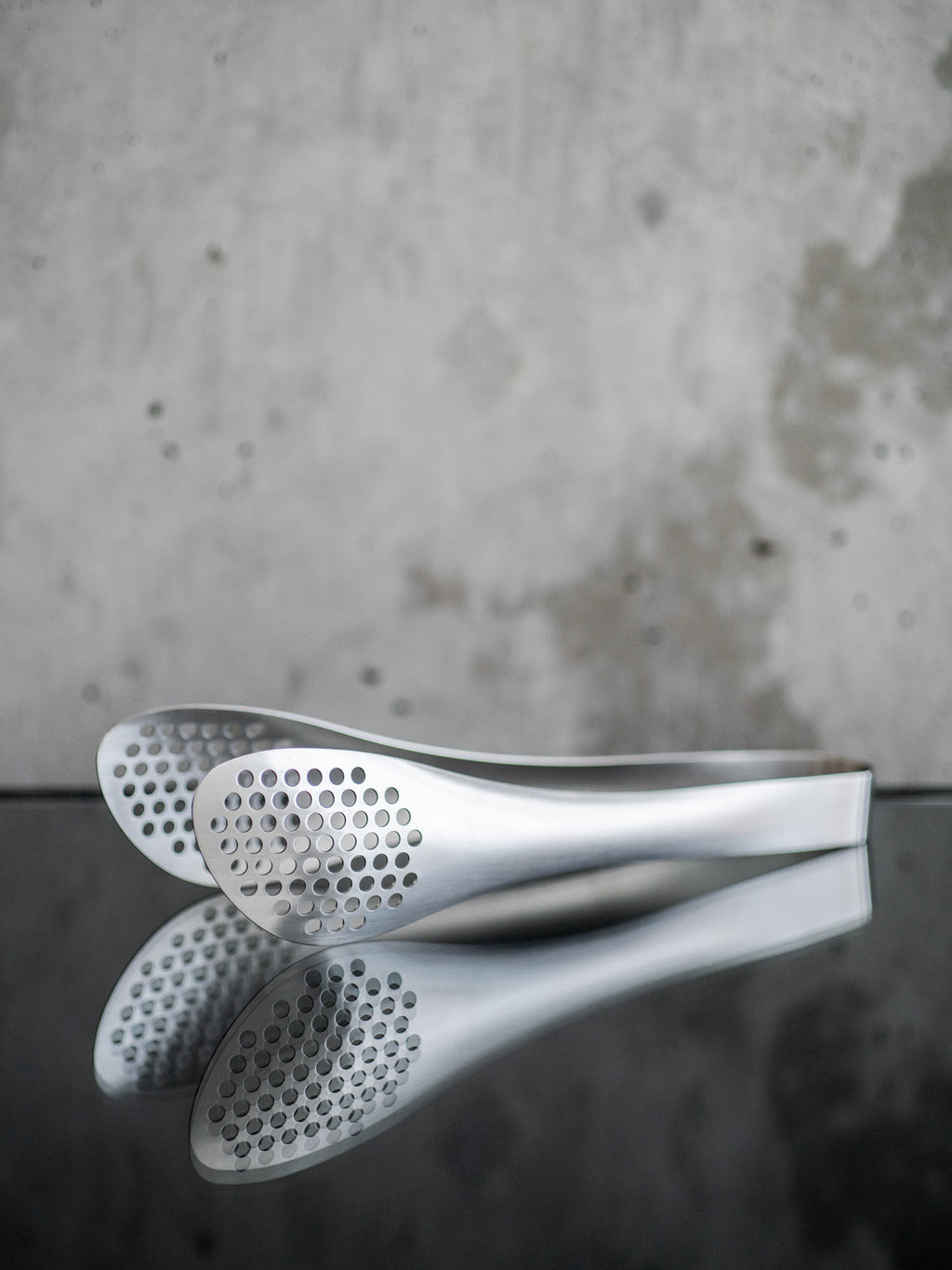 Sori Yanagi Perforated Stainless Steel Tongs