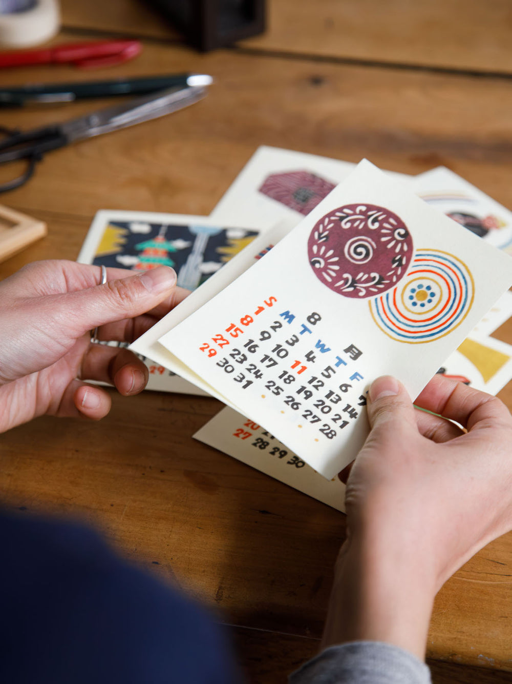 2027 Teshigoto Calendar – Desktop