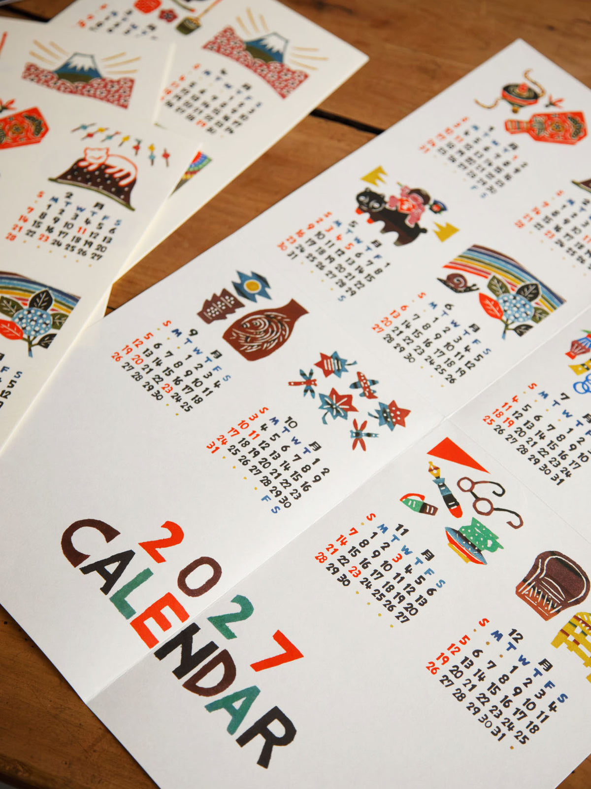 2027 Teshigoto Calendar – Poster