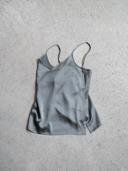 unefig-silk-mesh-cami-grey-
