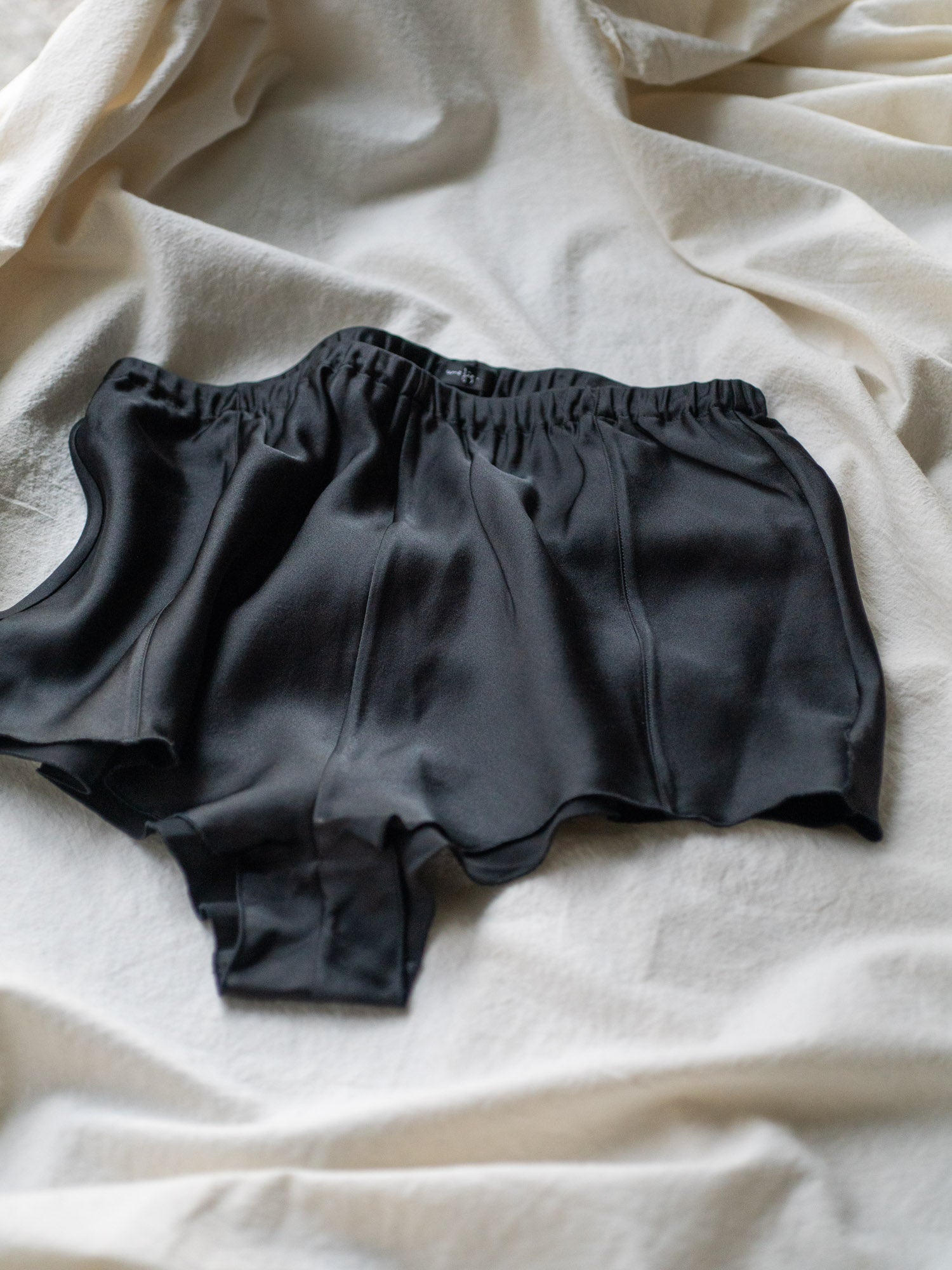 Silk Trapèze Panty - Black