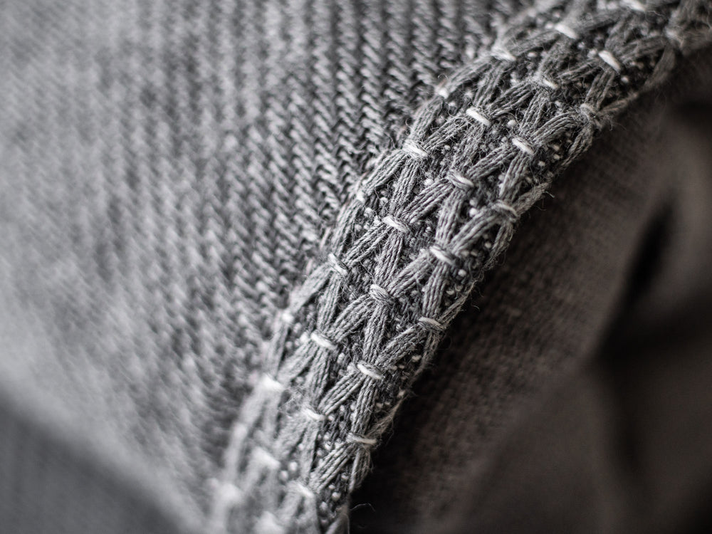 Zen Charcoal Gauze & Pile Towel – Grey